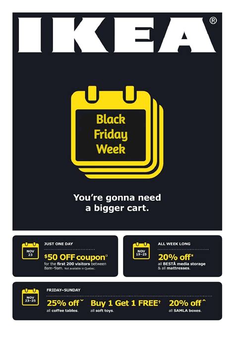 IKEA Black Friday Deals 2021 - Amazing IKEA Offers, Ad Release & Store Timings | Black friday ...