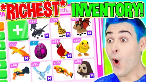 *RICHEST* Adopt Me INVENTORY TOUR!! *EVERY* MEGA NEON Legendary Pet And ...