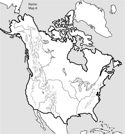 Geography: Quiz #1 North America Physical Features Diagram | Quizlet