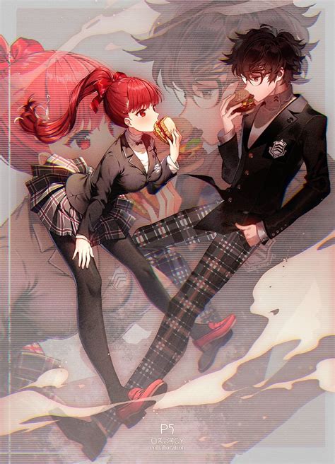 Kasumi x Joker by @rosuuri : r/Persona5