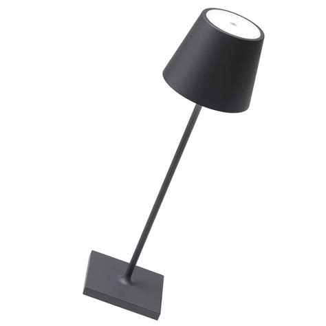 Lampada tavolo a led ricaricabile USB con accensione a contatto e luce calda