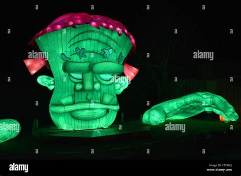 Land of Lights at Gulliver's Land, Milton Keynes Stock Photo - Alamy