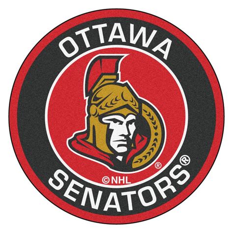 Ottawa Senators Round Vinyl Decal Sticker | Etsy