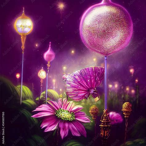 Magical Flowers Stock Illustration | Adobe Stock