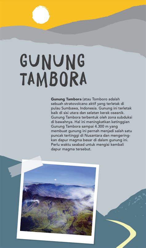 Gunung Tambora - Tambora Geopark - Indonesia