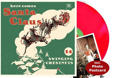 Various - Season's Greetings LP: Here Comes Santa Claus - 14 Swingin ...