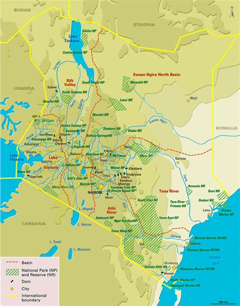 Large detailed national parks map of Kenya. Kenya large detailed national parks map | Vidiani ...