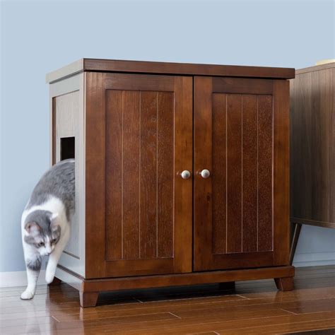 Cat Litter Box Furniture & Cabinets | Modern Designs | The Refined Feline