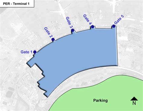 Perth Airport Terminal Map