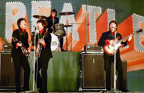 The Beatles perform at Budokan Hall in Tokyo, Japan for the first time, June 30, 1966. | The ...