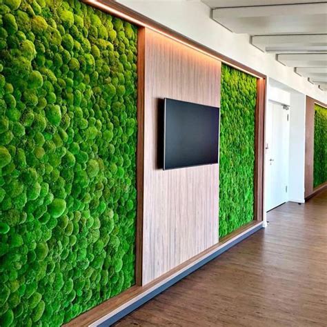 Office Interior Design Modern, Office Interiors, Interior Walls, House Interior, Moss Wall Art ...