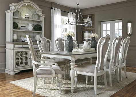 Magnolia Manor Dining Table 244 in Antique White by Liberty