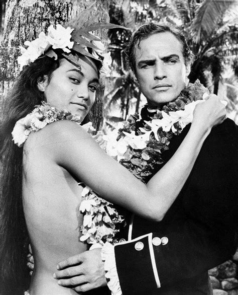 Marlon Brando actor Paul Gauguin Cruise, Polynesian Girls, Don Vito Corleone, Mutiny On The ...