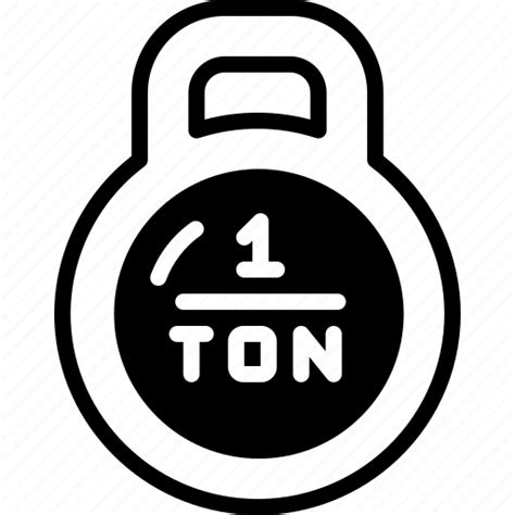 Ton, tonnes, heavy, padlock, lockage, weight, lock on icon - Download ...