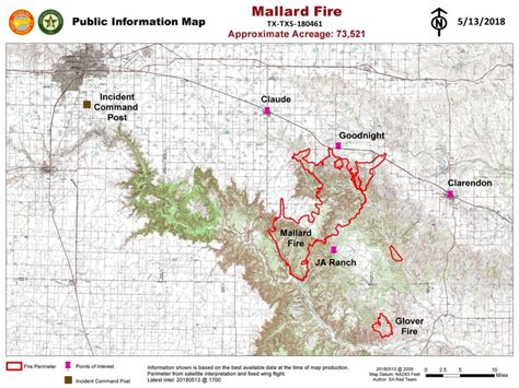 Texas Panhandle Wildfire Burns 74,000-Acres | Drovers - Texas Fire Map | Free Printable Maps