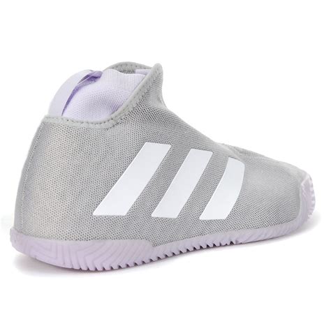 Adidas Women's Stycon Laceless Grey Two/Cloud White/Purple Tint Hard ...