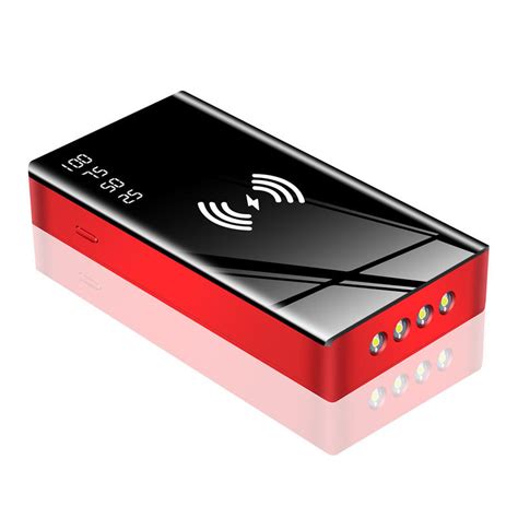 Wireless Charging Car Jump Starter 20000mAh 12V 600A Portable Power ...