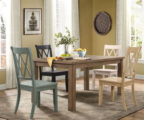 Janina Pine Natural Tone Dining Room Set from Homelegance | Coleman ...