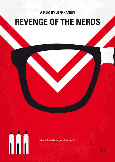 No504 My Revenge of the Nerds minimal movie poster Digital Art by Chungkong Art - Fine Art America