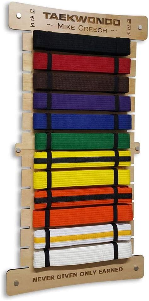 Amazon.com : 12 Level Taekwondo Belt Display : Sports & Outdoors