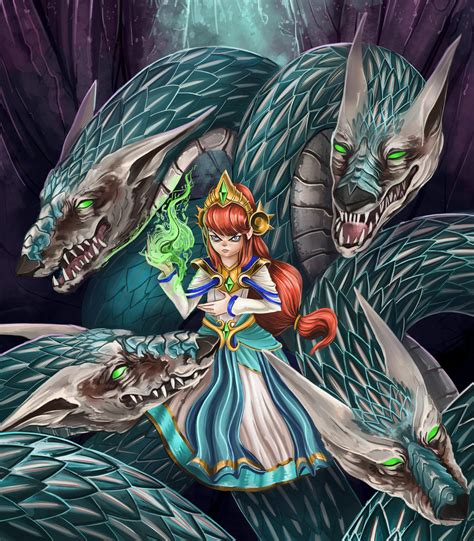 Scylla SMITE Fan Art by JohnVegaArt on DeviantArt