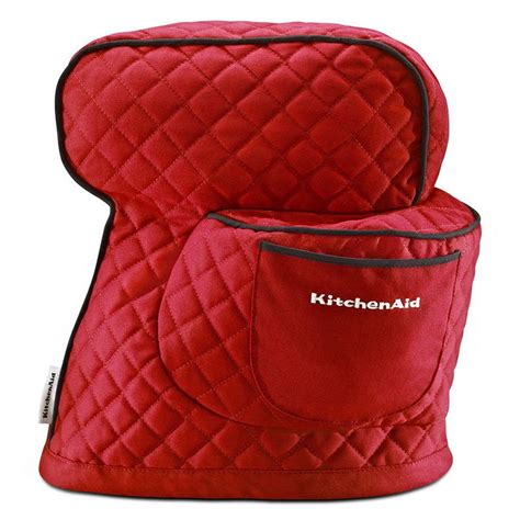 KitchenAid KSMCT1ER Fitted Cover for KitchenAid Tilt-Head Stand Mixers, Red