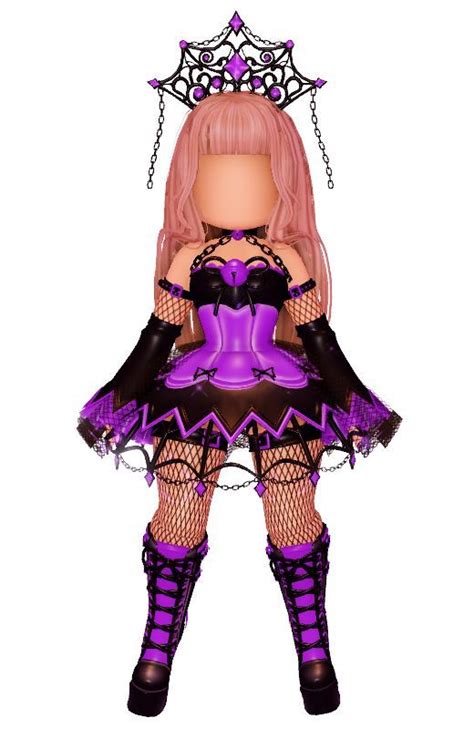 Shadow Empress Full Set | Aesthetic Roblox Royale High Outfits