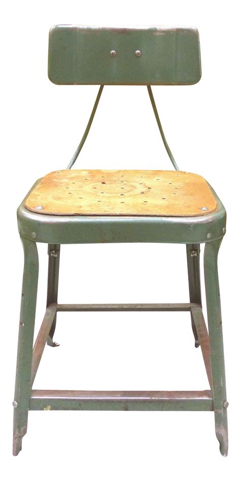 Industrial Metal Desk Chair in 2021 | Industrial metal desk, Metal desks, Chair