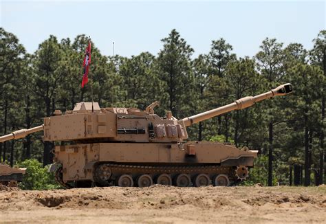 U.S. National Guard brigade receives new M109A7 Paladin howitzer