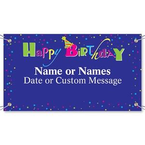 Happy Birthday Vinyl Banners | PaperDirect's