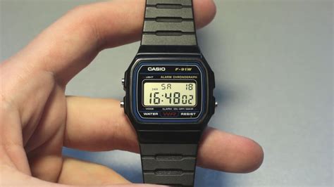 CASIO F-91W Review - The Legendary Digital Watch - YouTube