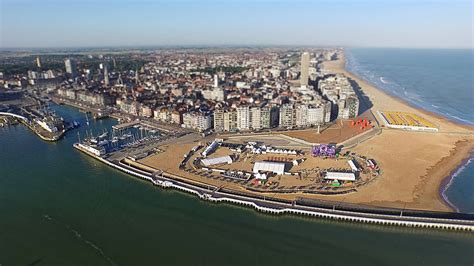 Aerial pictures: Ostend Beach Festival