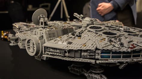 This Lego Millennium Falcon kit is the biggest and most expensive set yet, and it's back in stock