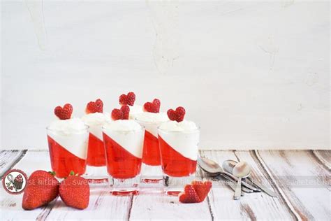 Valentine's Strawberry Jell-O Shots - sweetest kitchen