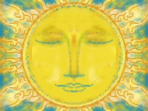 Yellow Sun digital painting on canvas www.artistg.com | Sun art, Sun ...