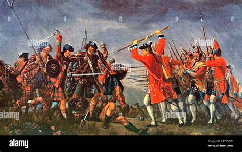 The battle of culloden painting hi-res stock photography and images - Alamy