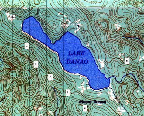 Map of Danao study plots