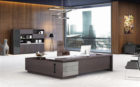 Classic Design Luxury Office Desk L Shape Manager Desk Wooden Furniture - China Office Furniture ...
