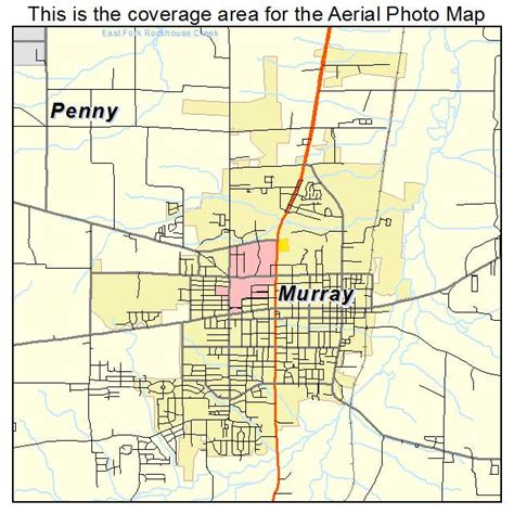 Aerial Photography Map of Murray, KY Kentucky