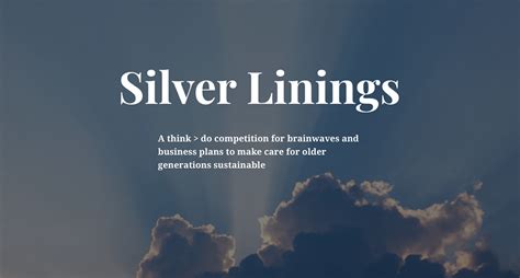 How the Silver Linings Brainwaves and Business Plans older age care ...