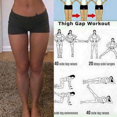 8 Best Leg gap workout ideas | workout, workout plan, leg workout