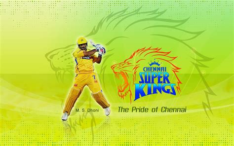 Csk Chennai Super Kings Logo Ms Dhoni Ipl The Pride - Chennai Super ...