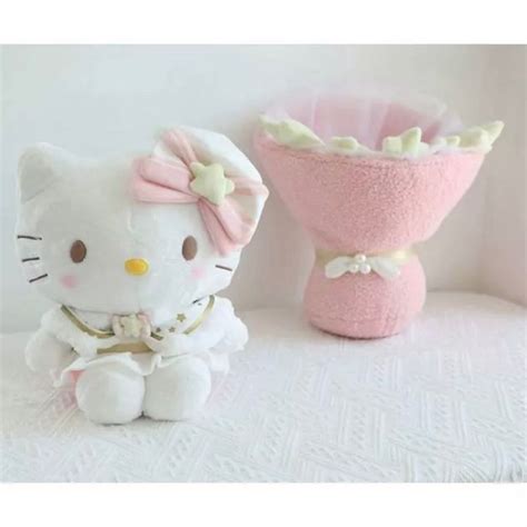 Hello Kitty Kuromi kawaii plush bouquet on Carousell