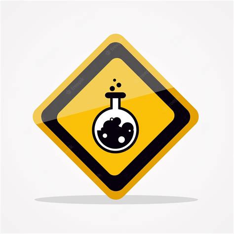 Premium Vector | Danger chemicals vector sign.vector illustration design