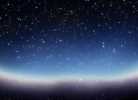 Premium AI Image | Night sky with stars Illustration