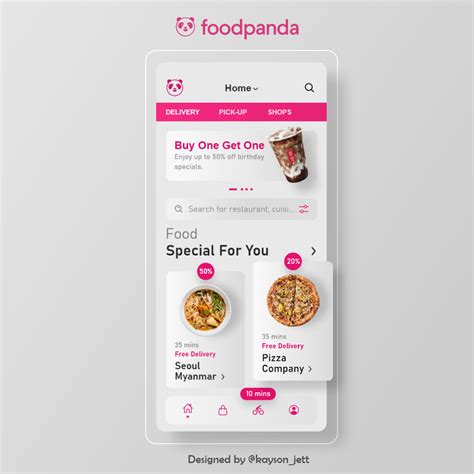 Foodpanda App Design Idea :: Behance