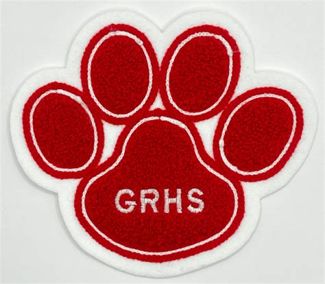 Glen Rose Paw Sleeve Mascot – SSR Jackets Patch Store