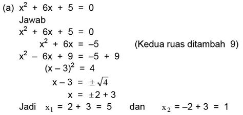 Contoh Soal Dan Jawaban Persamaan Kuadrat Dengan Cara Faktorisasi | pembahasan soal tkp