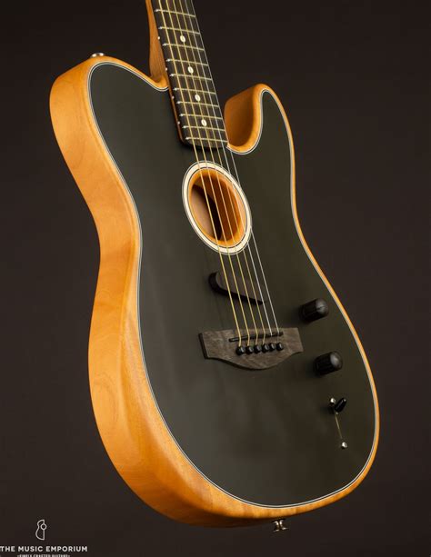 Fender Acoustasonic Telecaster Black | The Music Emporium