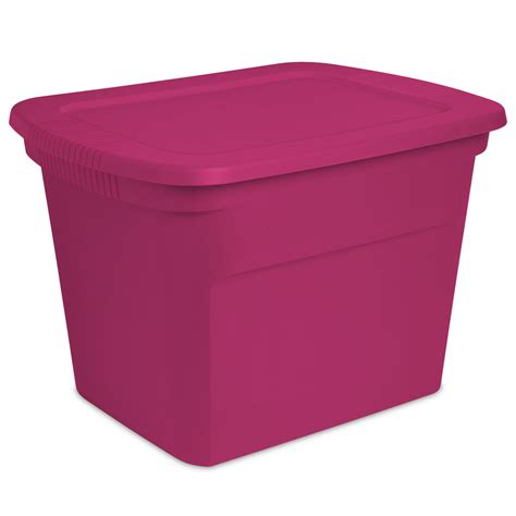 Sterilite 18 Gallon Medium Multiple Colors Tote, 2 Piece - Walmart.com ...